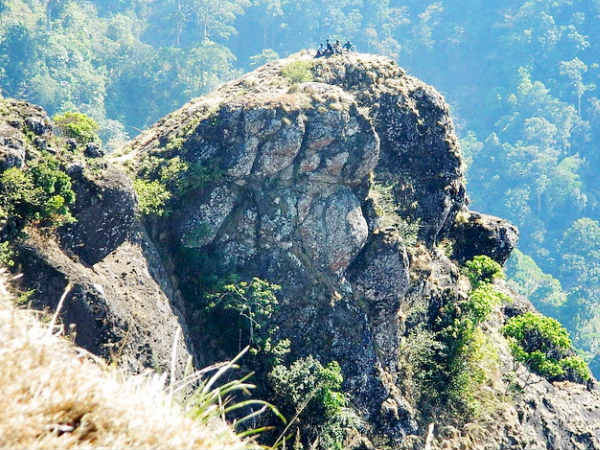 Rocky mountains of Peermade