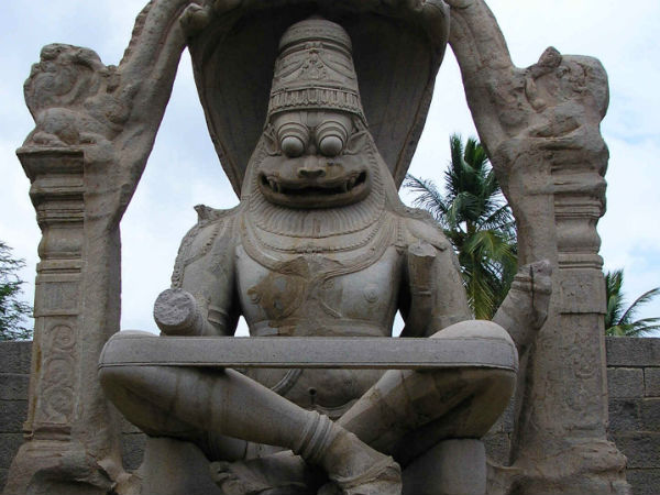 Ugra Narasimha Statue, Hampi