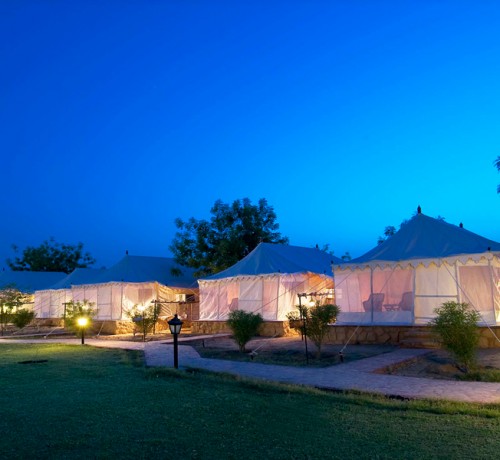 Resort exterior at night Resort exterior at night