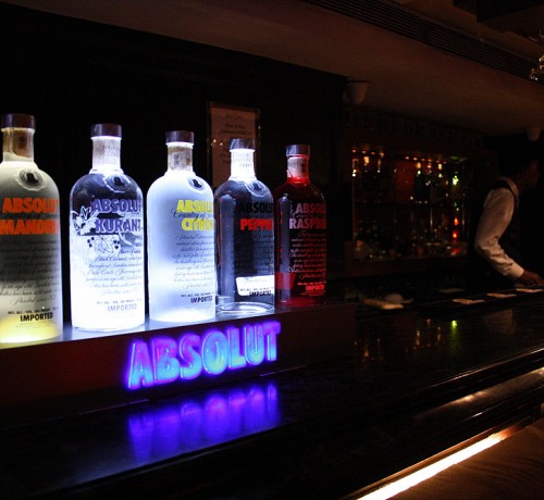 Bar at the hotel
