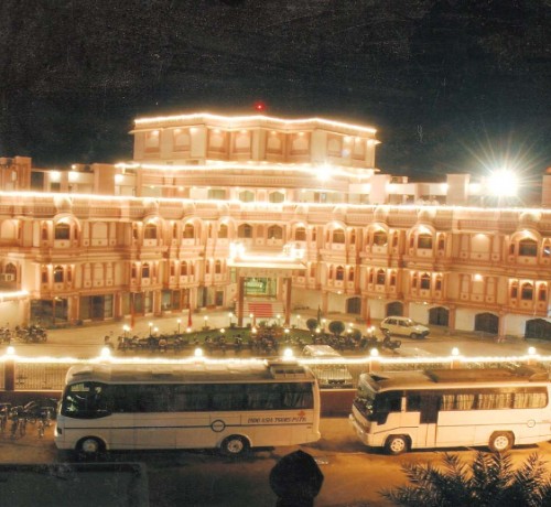 Hotel view at night Hotel view at night
