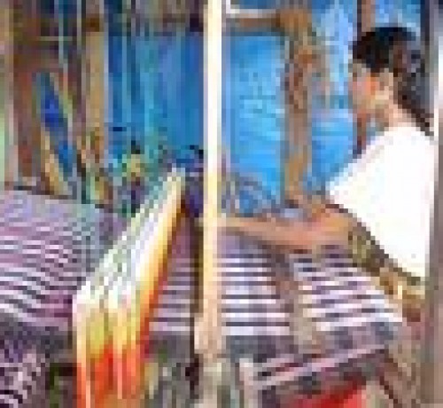 Hand weaving