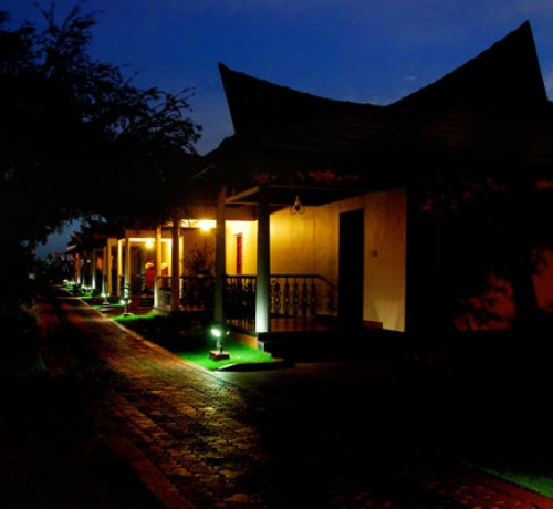 Cottage View at Night