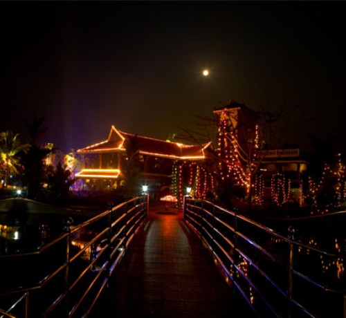 Entrance View at Night