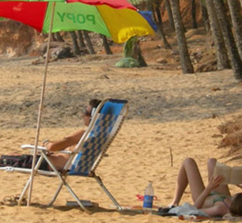 Open air reading room