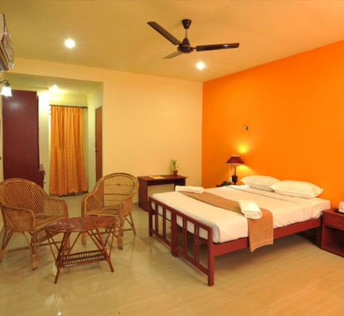 Room featured with furniture