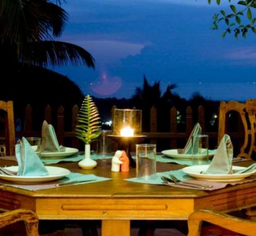 Dining under open sky