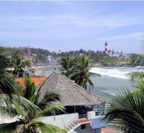 View of the beach from the Resort