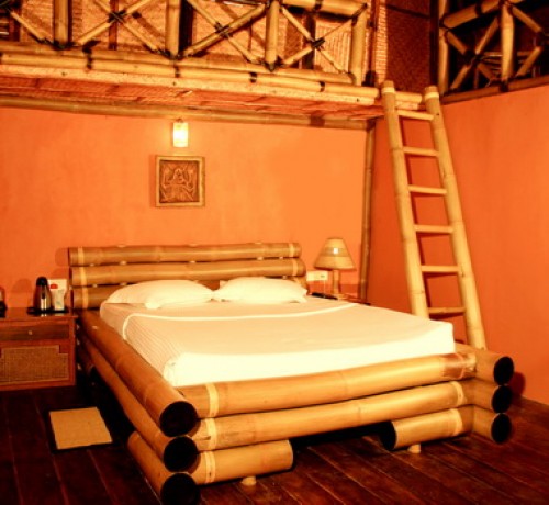 Bedroom in the Bamboo Tree House Bedroom in the Bamboo Tree House