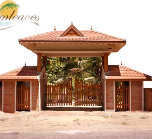 Entrance to the resort Entrance to the resort