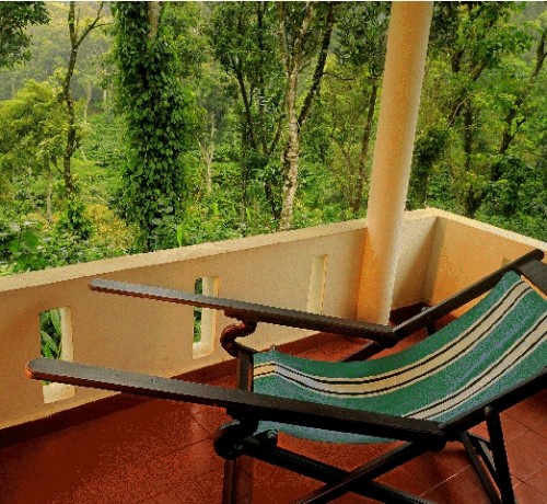 Balcony with  a Chair