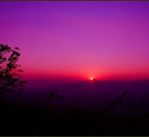 Sunset View from the Resort