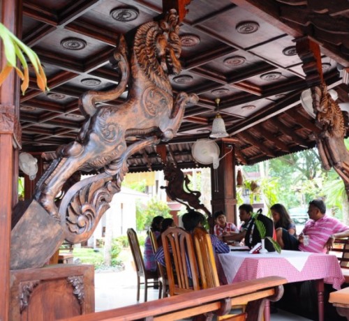 At Restaurant At Restaurant
