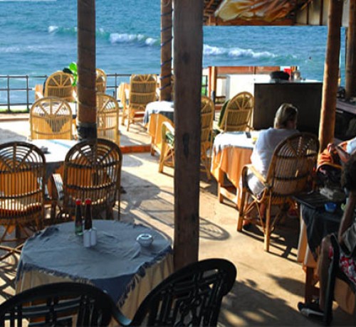 Dining venue by the beach Dining venue by the beach