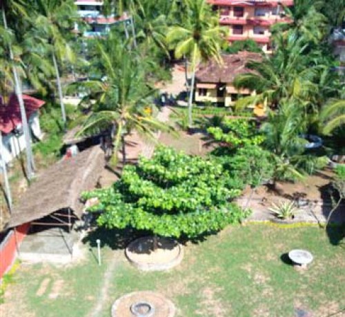 Top view of the resort Top view of the resort
