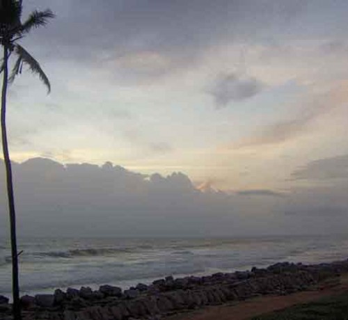 Dusk by the beach Dusk by the beach