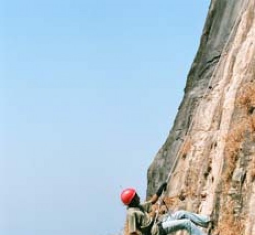 Saivishram-rappeling