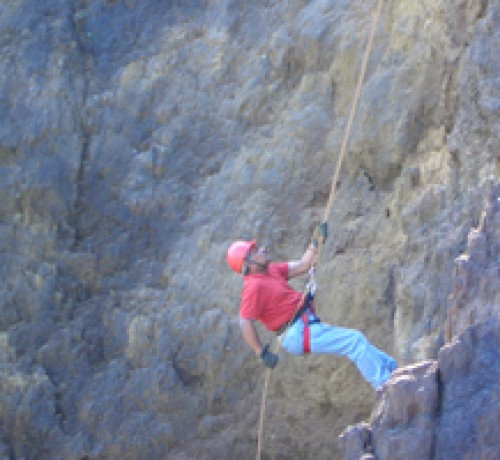 Rock climbing at the resort Rock climbing at the resort