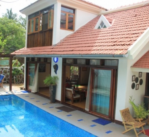 External view of colonial villa