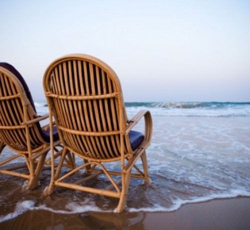 Sitting at Beach Resort Sitting at Beach Resort