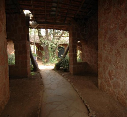 Courtyard Partly Roofed