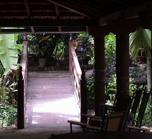 Bridge from Restaurant To Cottages