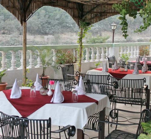 Terrace dining area