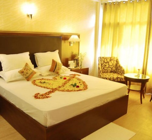 Decorated bed