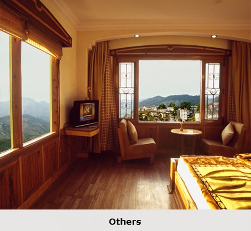 Sitting area in room