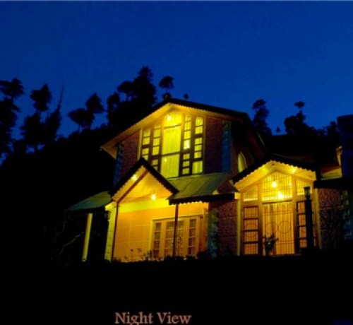 Night View of the Cottage
