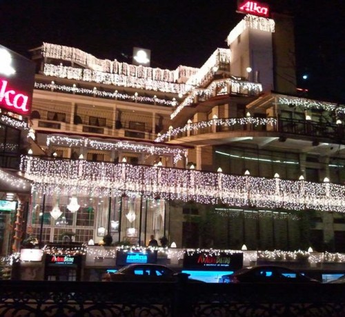 Hotel during Diwali