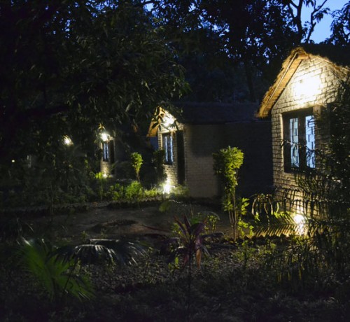 Cottage View at Night