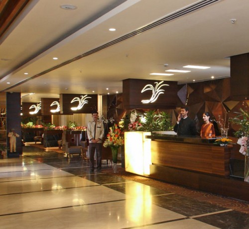 Hotel Reception Area
