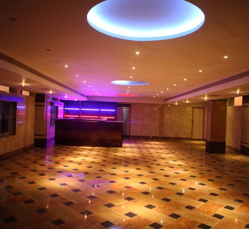 Well-lit Banquet Hall