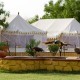 Tents at the resort Tents at the resort