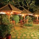 Outdoor Dining Area by Night Outdoor Dining Area by Night