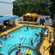 Bird's eye view of pool