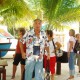 Tourists at the Island